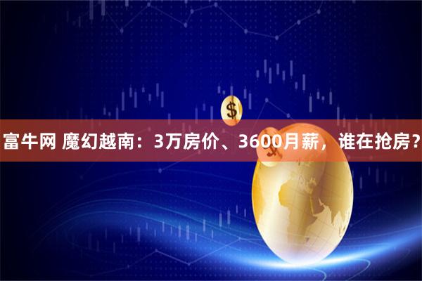富牛网 魔幻越南：3万房价、3600月薪，谁在抢房？
