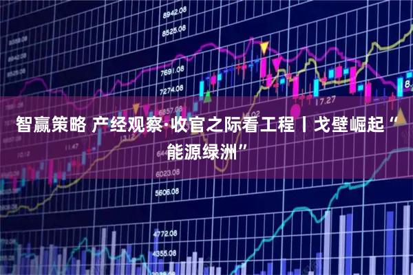 智赢策略 产经观察·收官之际看工程丨戈壁崛起“能源绿洲”